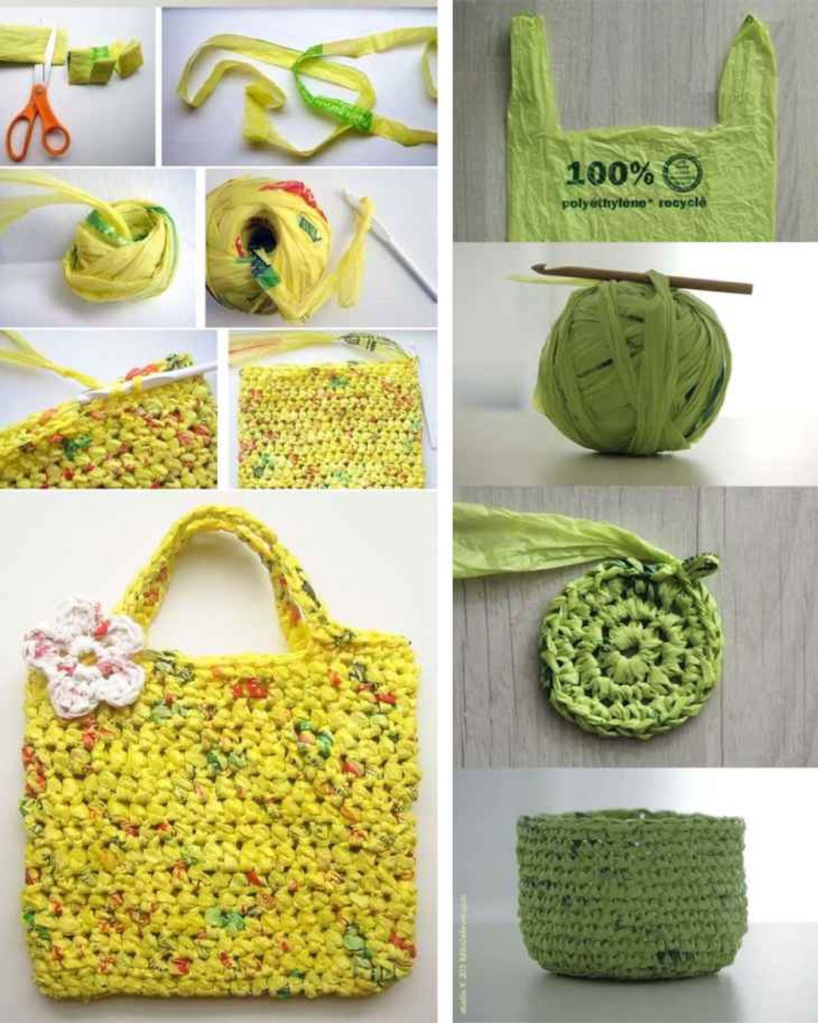 reutilizar bolsas plastico crear bolso reciclado reutilizar bolsas plastico crear bolso reciclado