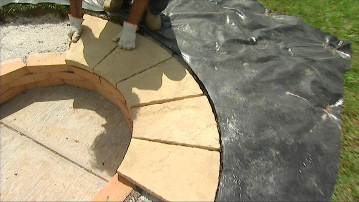 Barbacoa circular paso 8