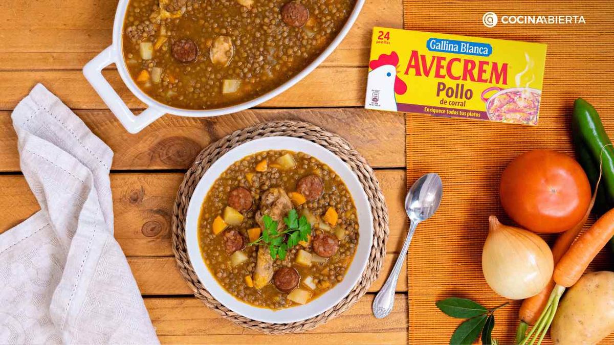 Aprende a preparar unas lentejas con pollo y chorizo con esta sencilla receta