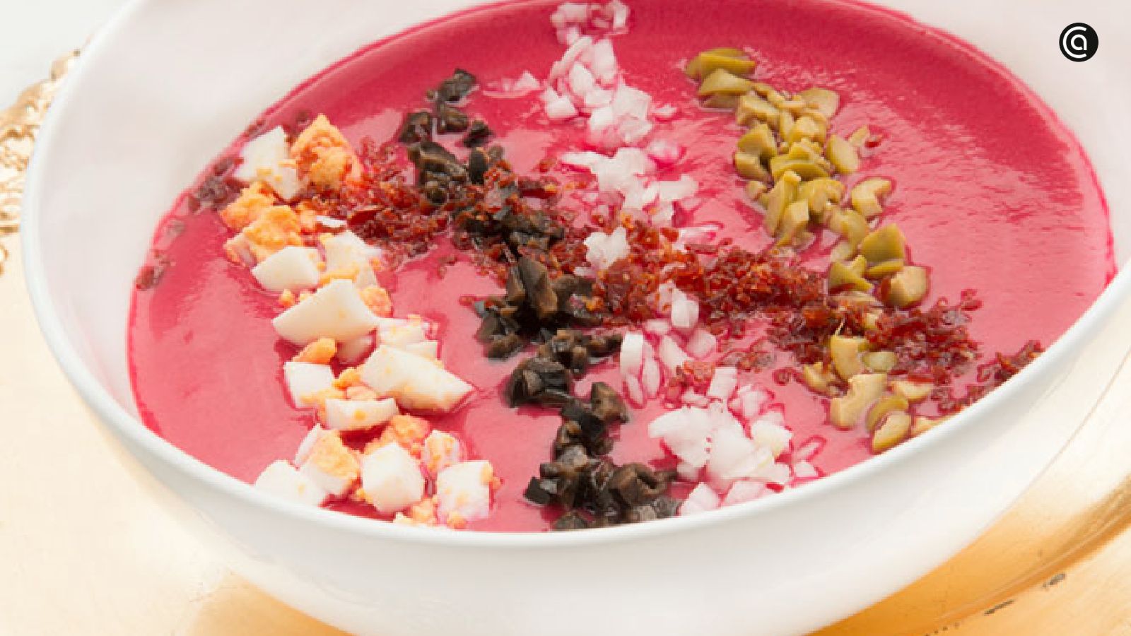 Crema fría de remolacha, receta de Karlos Arguiñano
