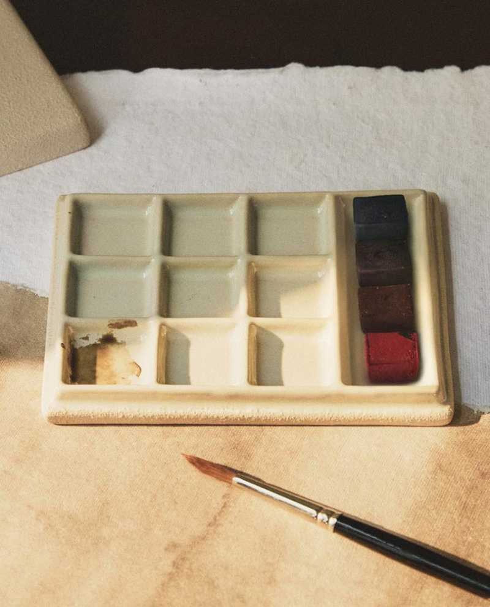 Paleta de cerámica. Paleta de cerámica.