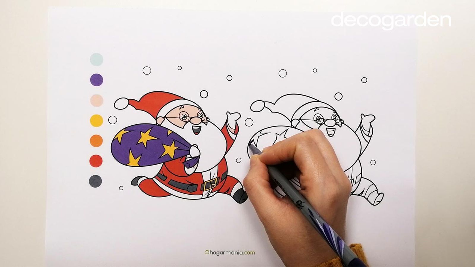 dibujos papa noel colorear dibujos papa noel colorear
