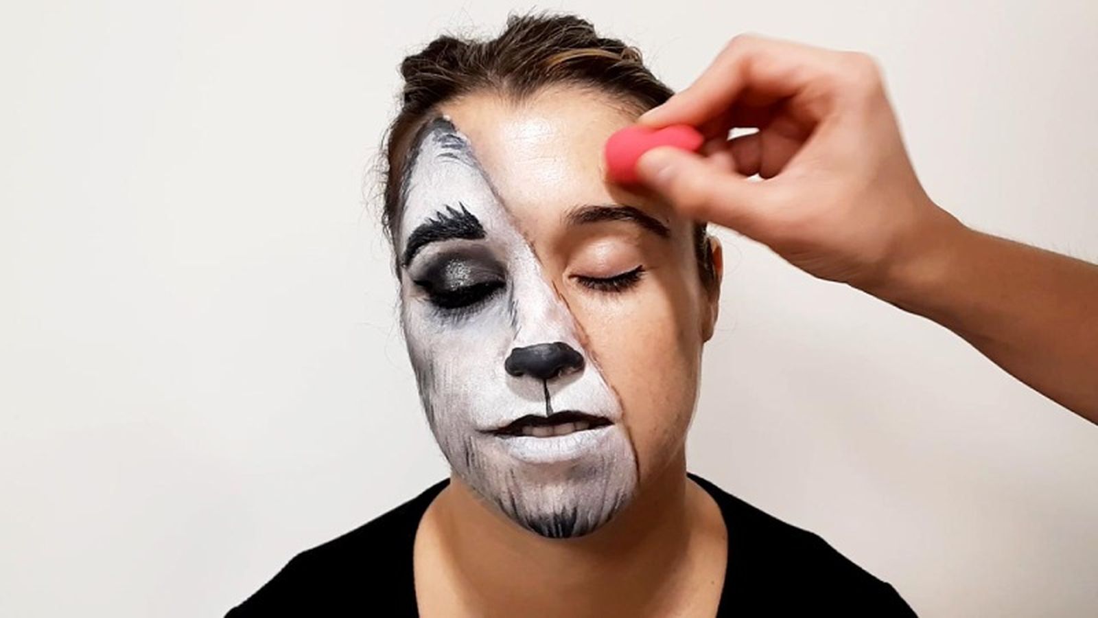 Cómo hacer el maquillaje de Caperucita y el Lobo - paso 7 Cómo hacer el maquillaje de Caperucita y el Lobo - paso 7