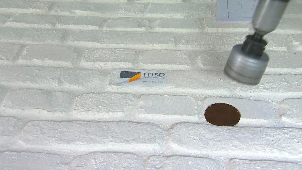 Cubrir pared con piedra artificial decorativa paso 2