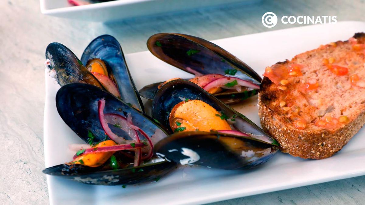 Receta de ceviche de mejillones