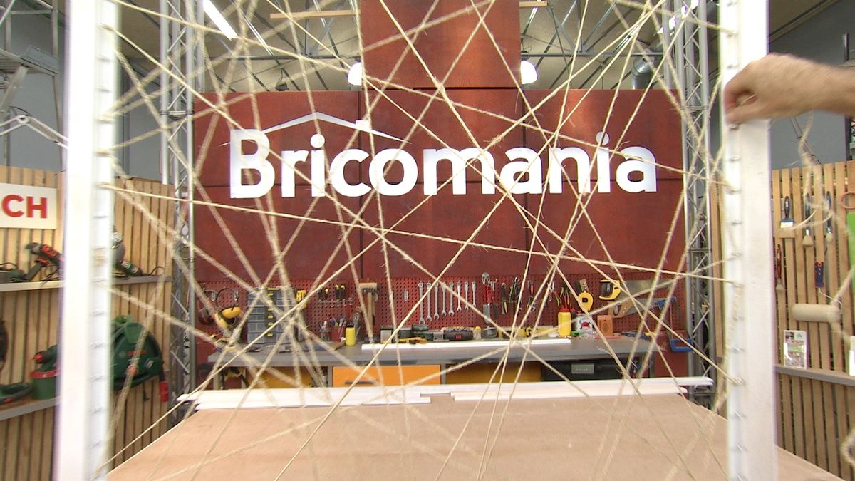 Cómo hacer un biombo de cuerdas paso 8