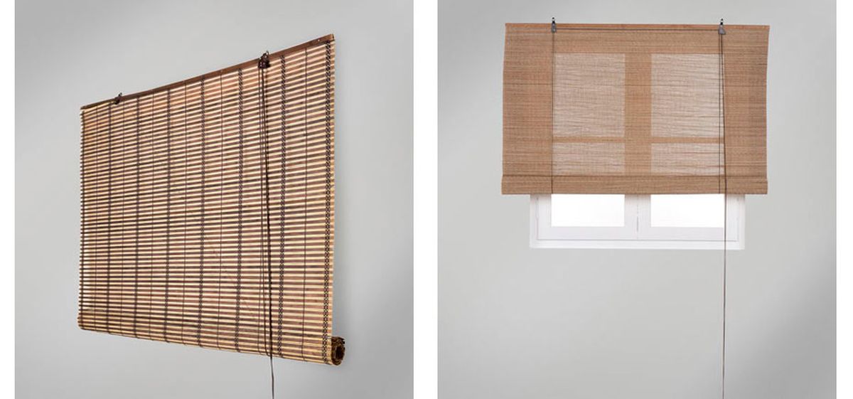 Estilo natural para decorar la casa   estores bambú