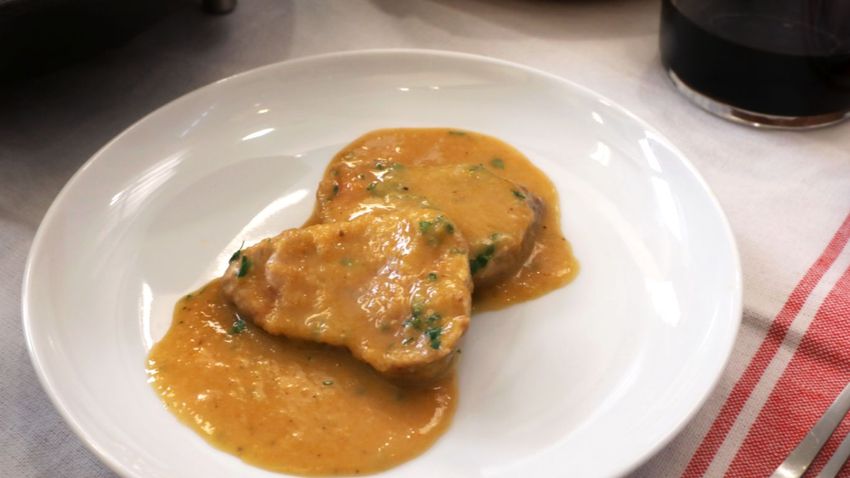 Receta de solomillo de cerdo en salsa