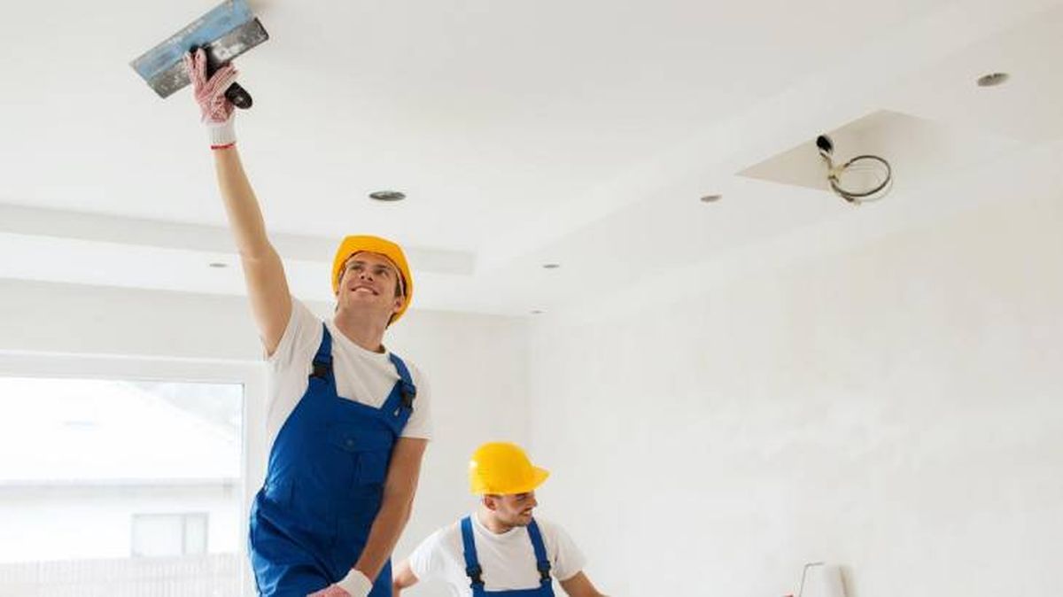 como pintar el techo alisar techo