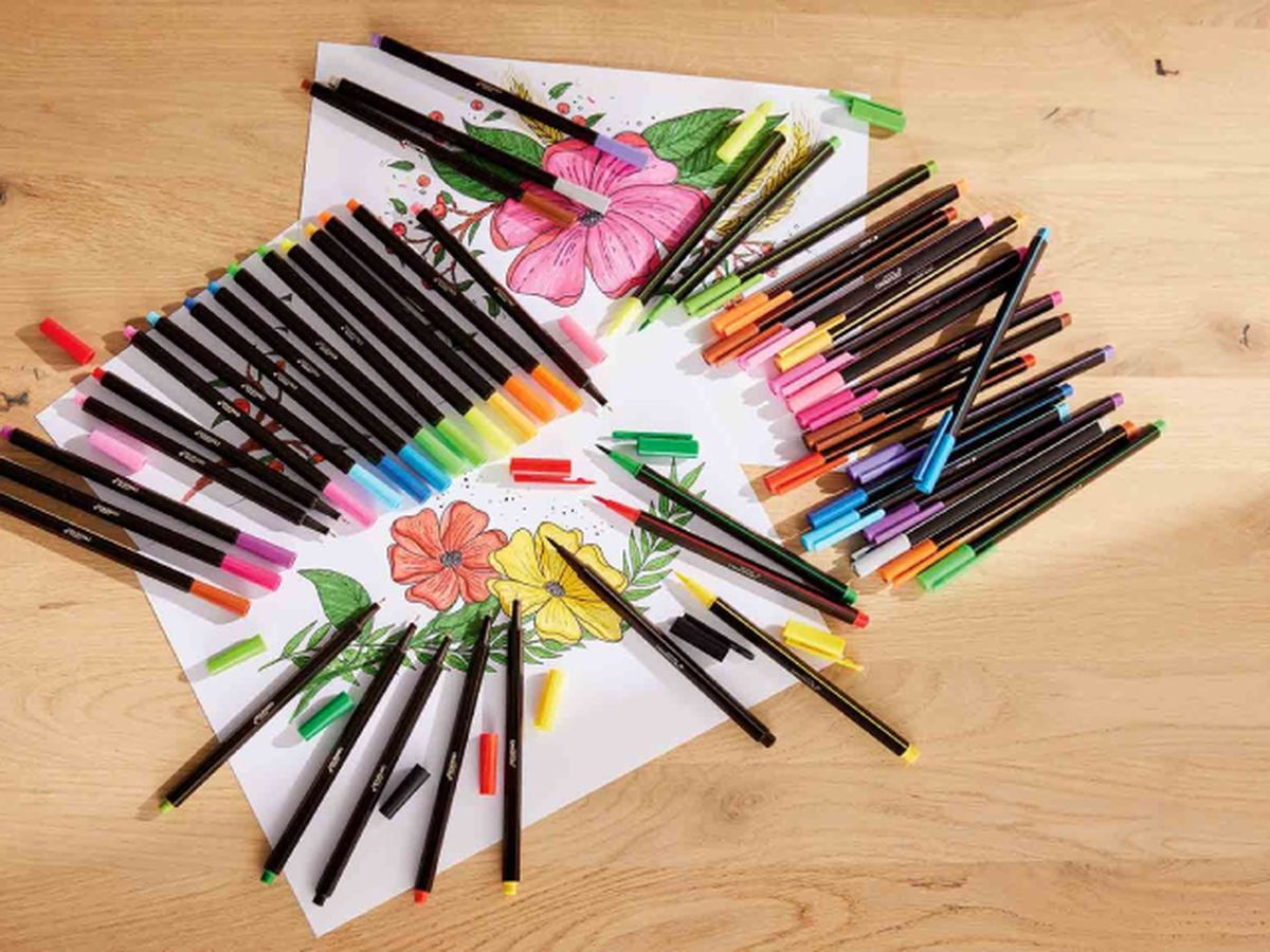 rotuladores punta fina punta pincel