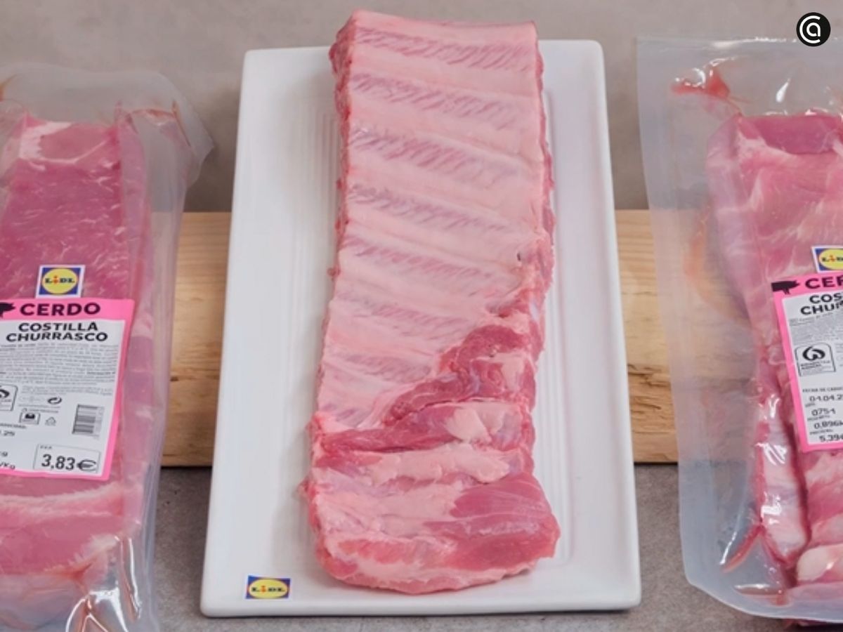 Costillas de cerdo a la barbacoa - tira de costillas de cerdo de Lidl