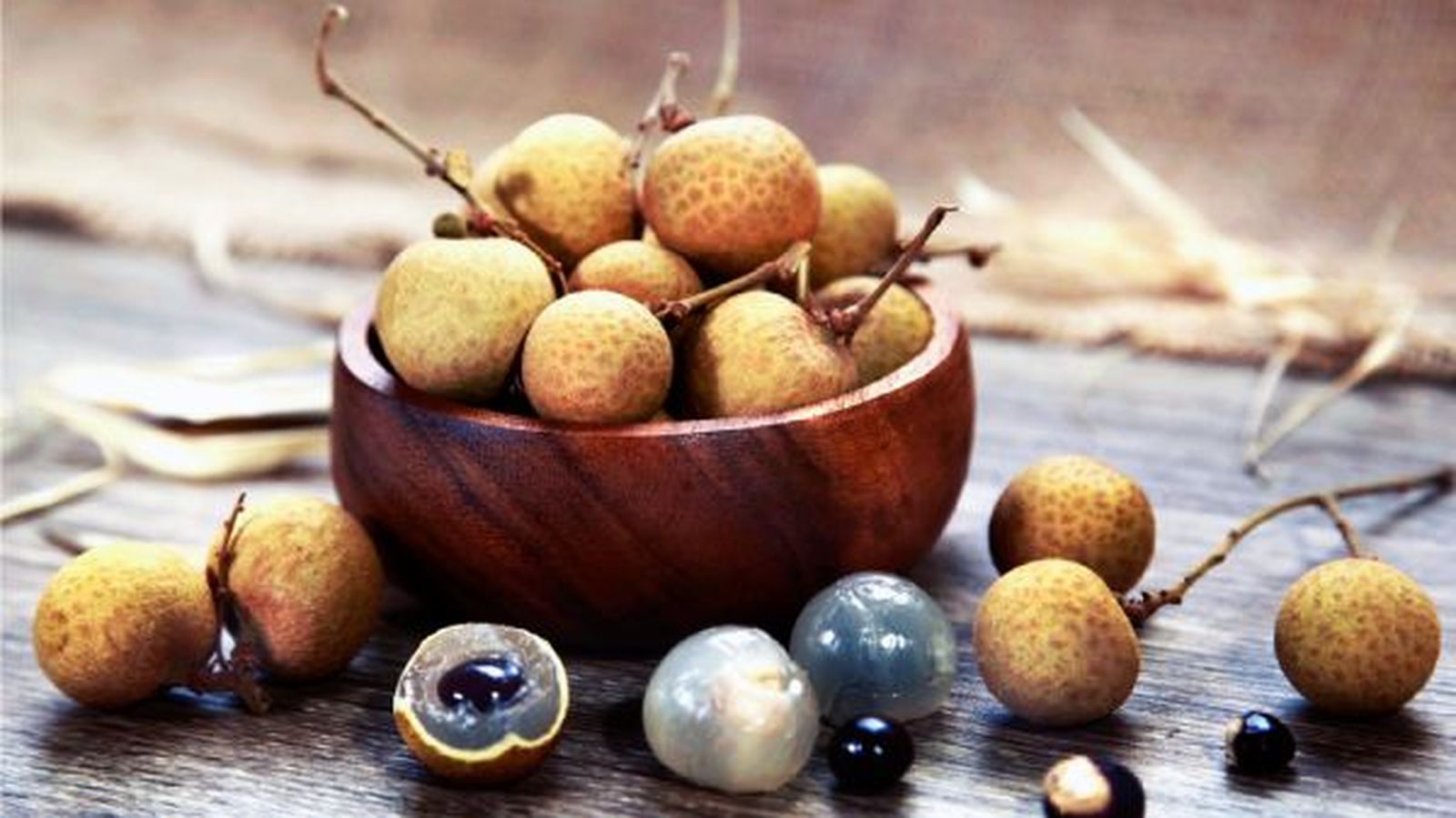 Frutas exóticas- longan Frutas exóticas- longan