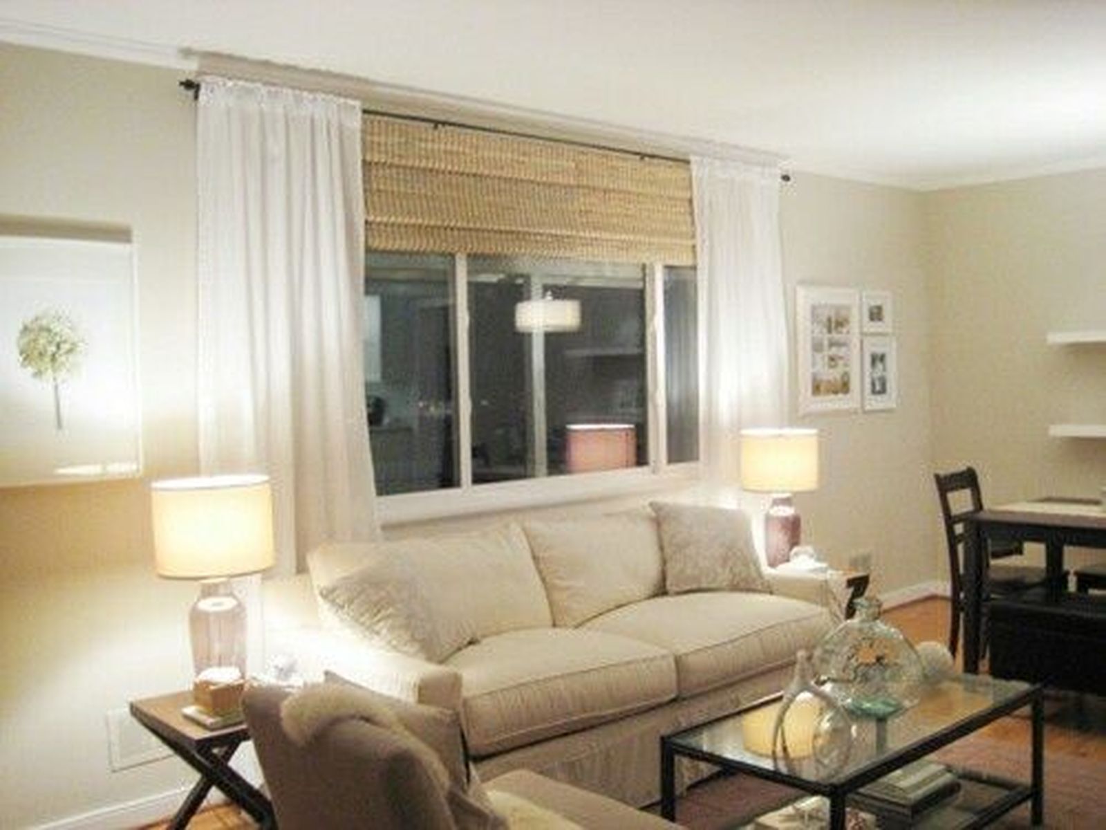 cortinas cortas salon