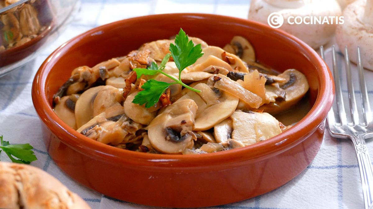 Receta de champiÃ±ones al ajillo