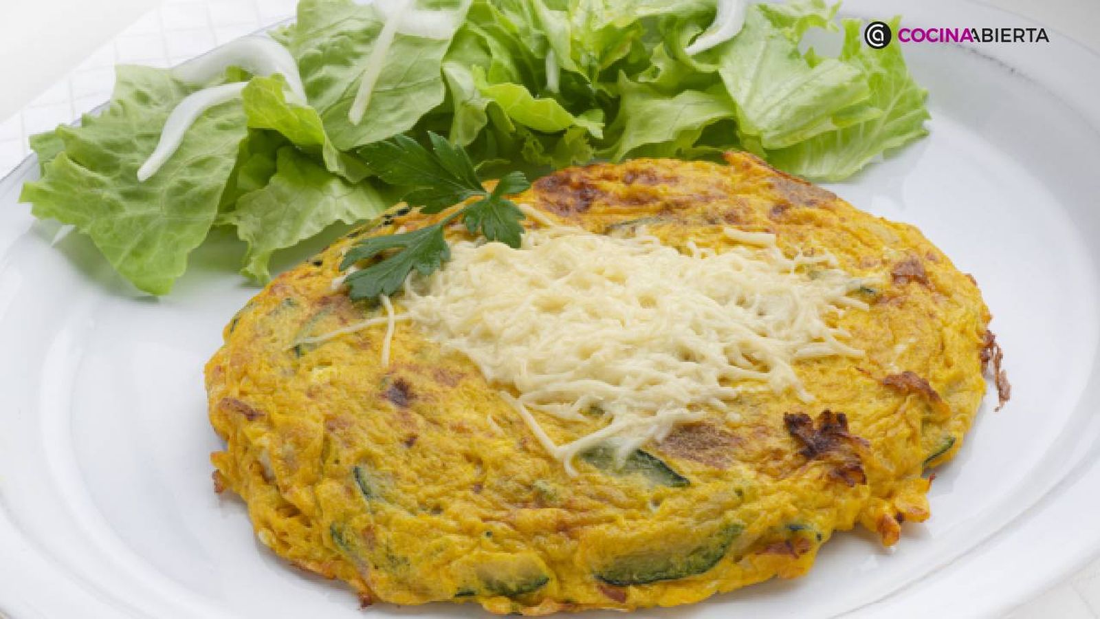 Tortilla de calabacín Tortilla de calabacín