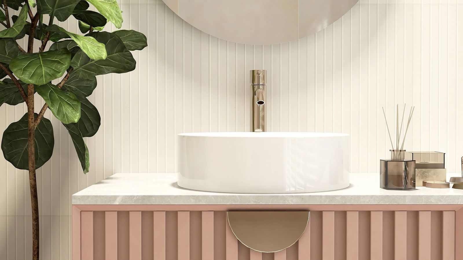 El tocador es esencial para añadir estilo a tu baño