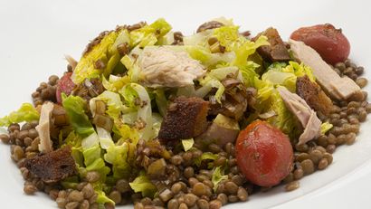 Receta ensalada de lentejas
