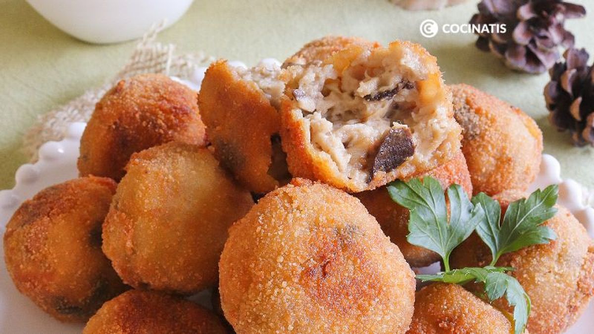 Croquetas de boletus caseras