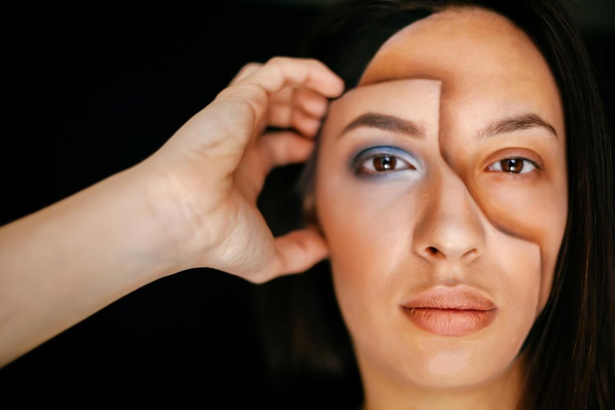 maquillaje 3d halloween cara