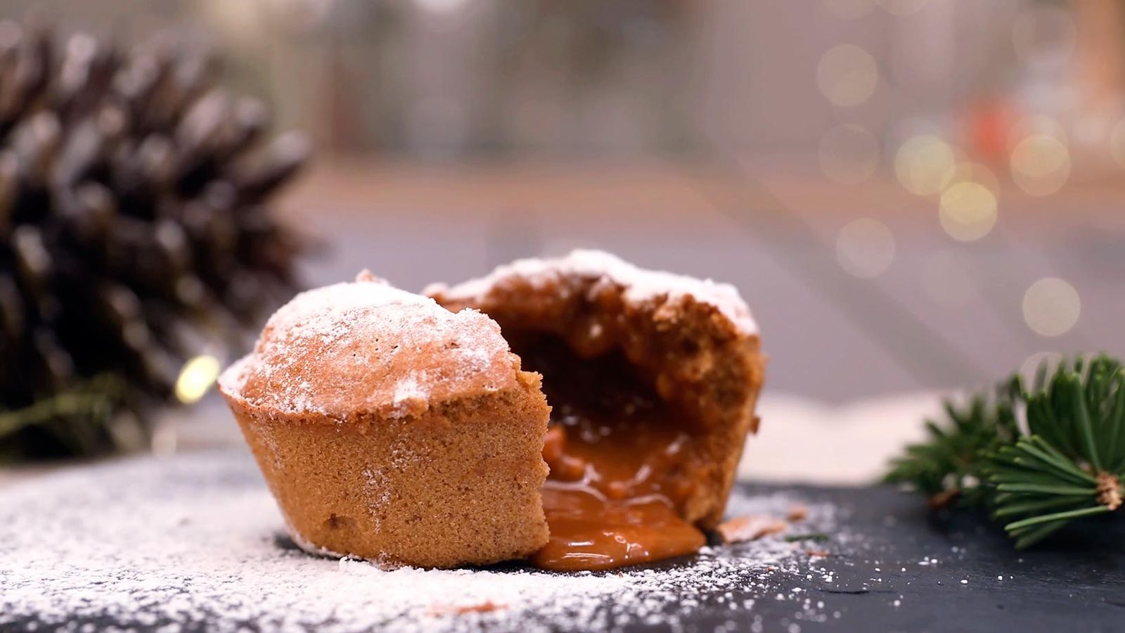 Receta de coulant de turrón para Navidad Paso 7 Receta de coulant de turrón para Navidad Paso 7