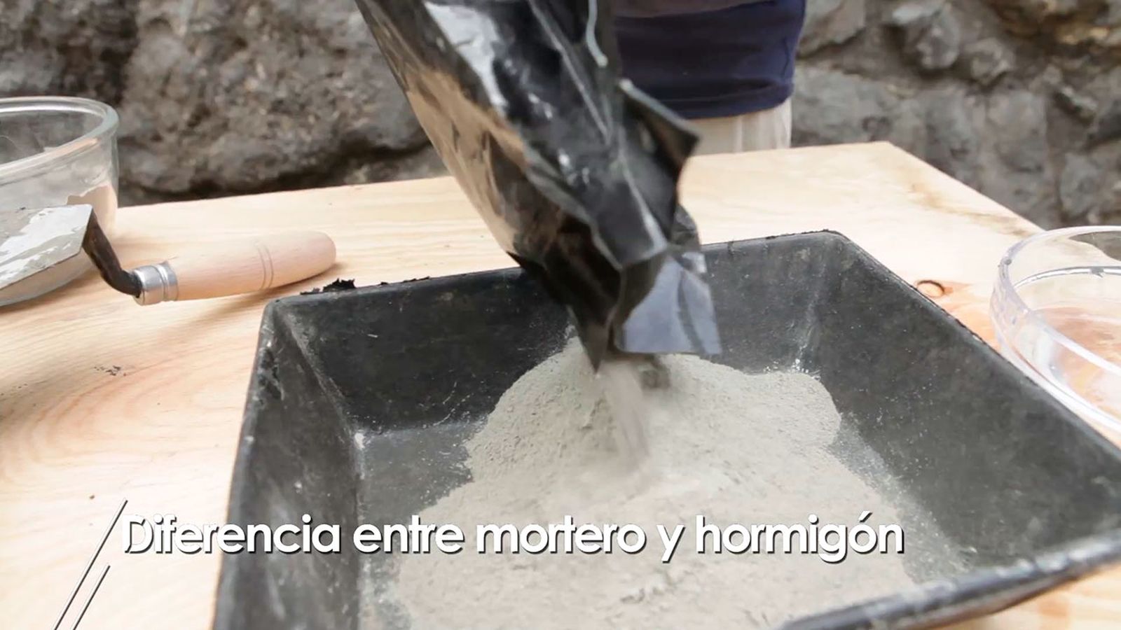 Diferencias entre hormigón y mortero 4 Diferencias entre hormigón y mortero 4