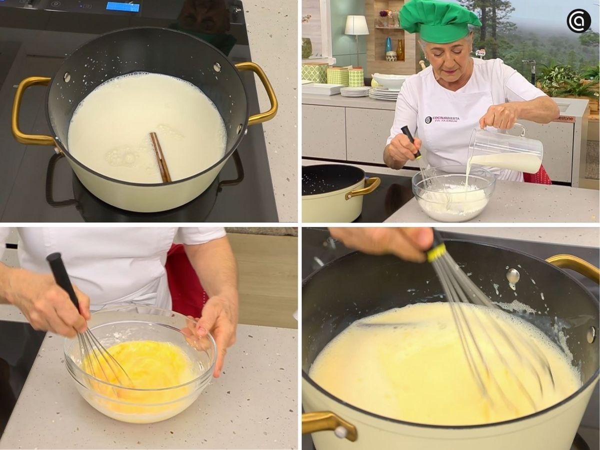 Paso a paso para hacer la crema pastelera
