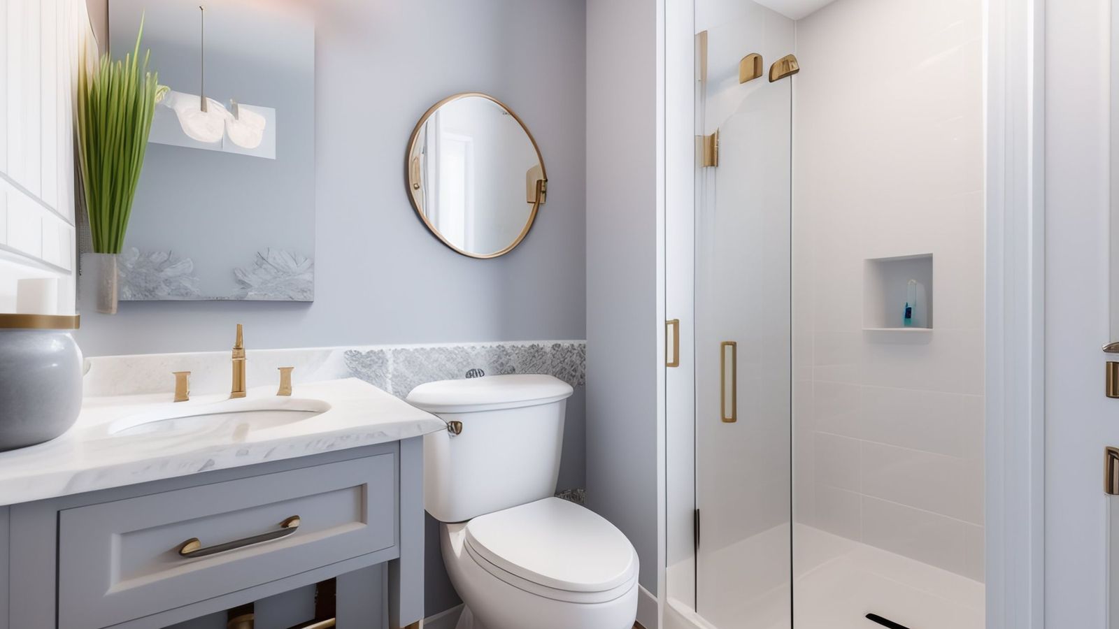 El gris sincronizado ayuda a crear un ambiente tranquilo y apacible