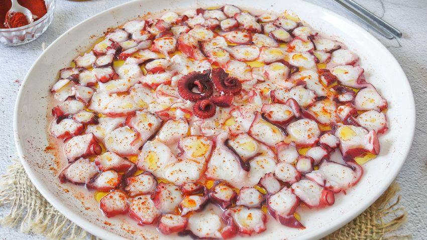 Carpaccio de pulpo