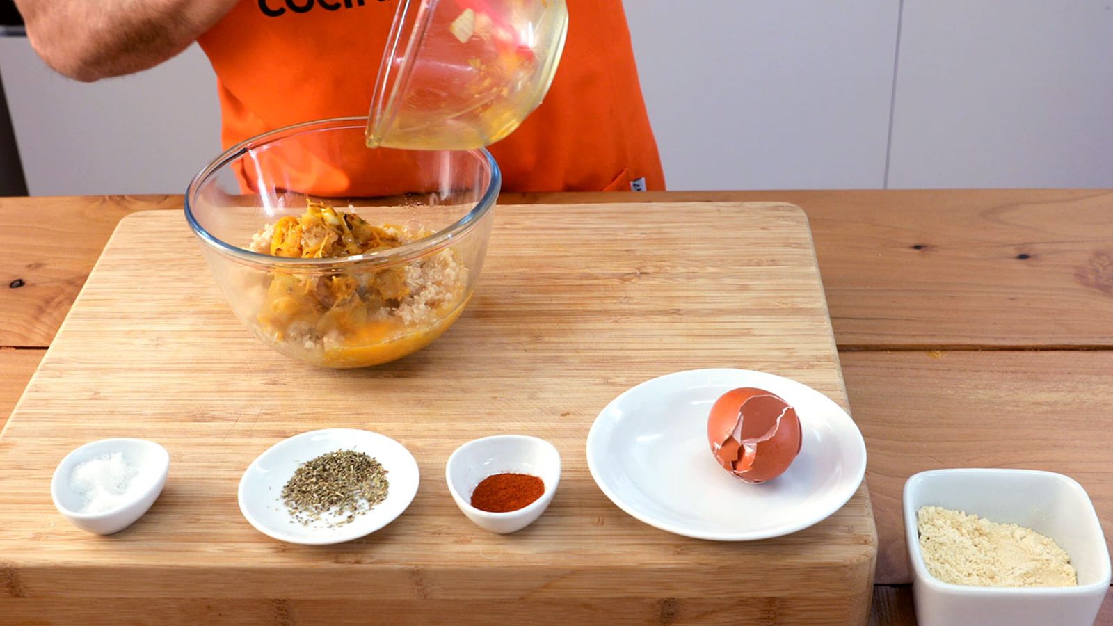 Receta de hamburguesas de quinoa paso 4 Receta de hamburguesas de quinoa paso 4