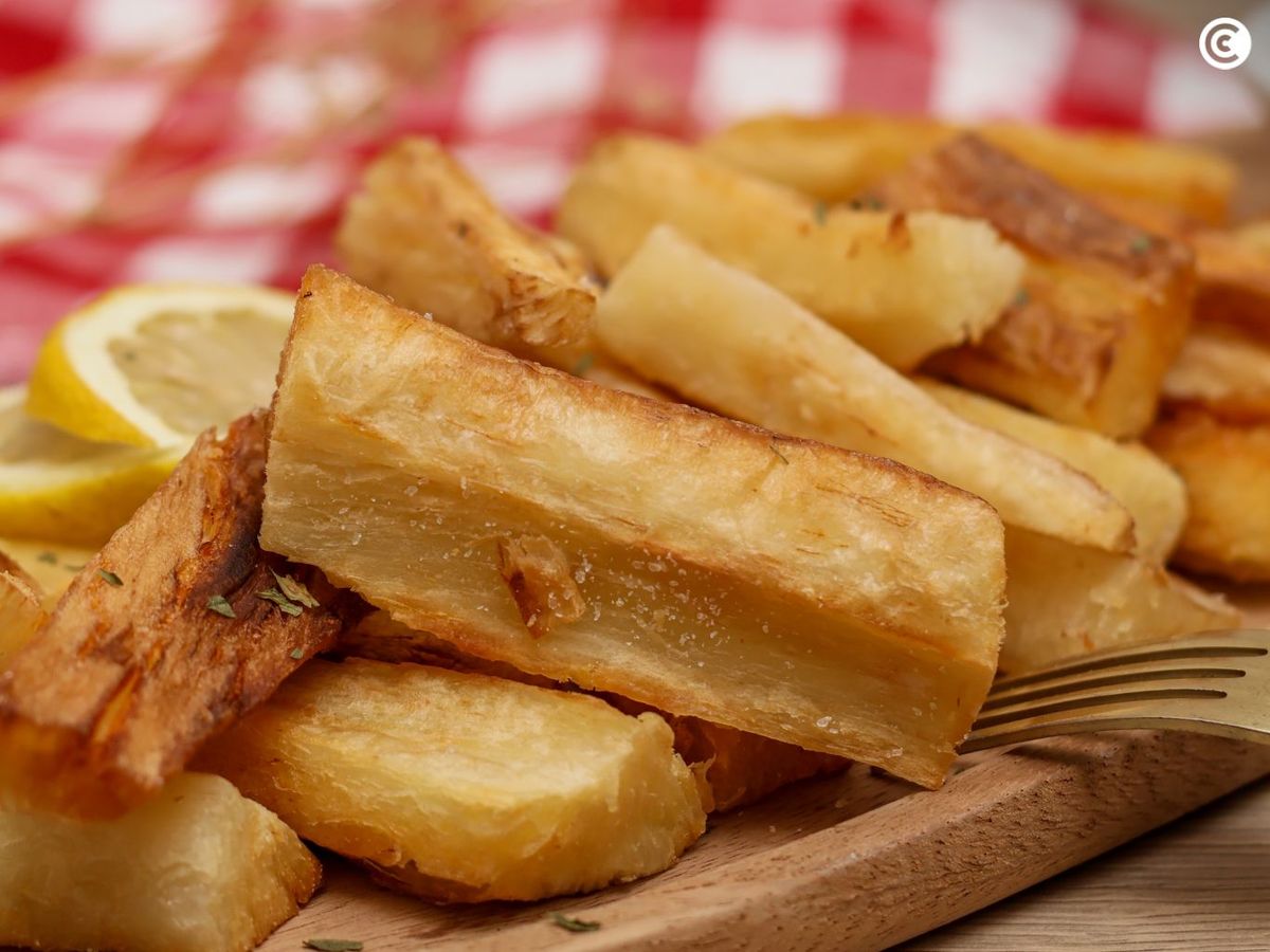 Receta de yuca frita