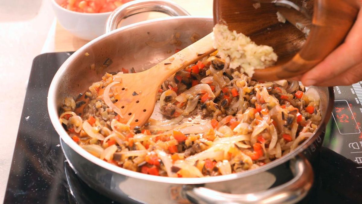 Mojete de berenjena   Paso 5