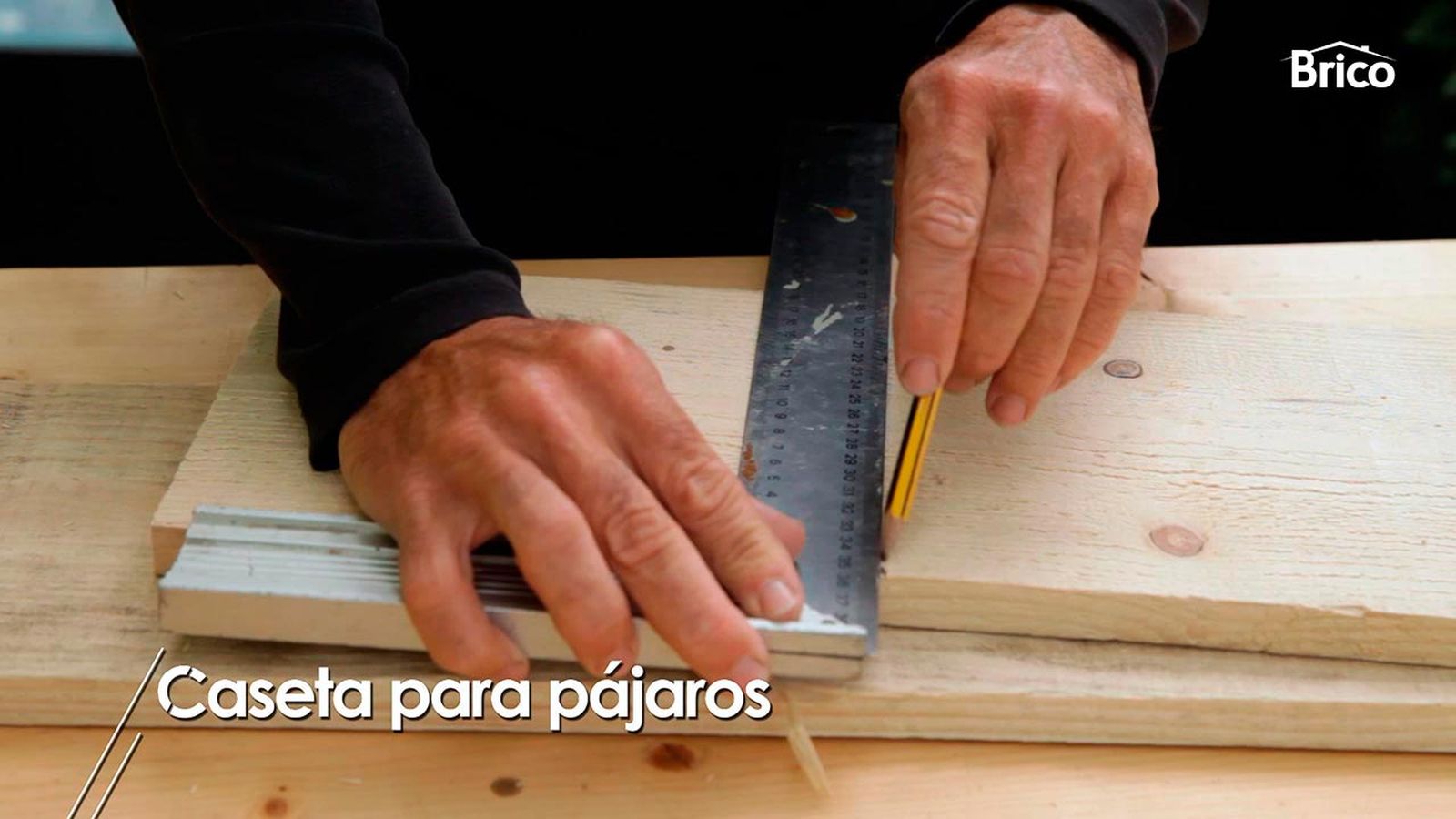 Cómo hacer una casita para pájaros paso 1 Cómo hacer una casita para pájaros paso 1