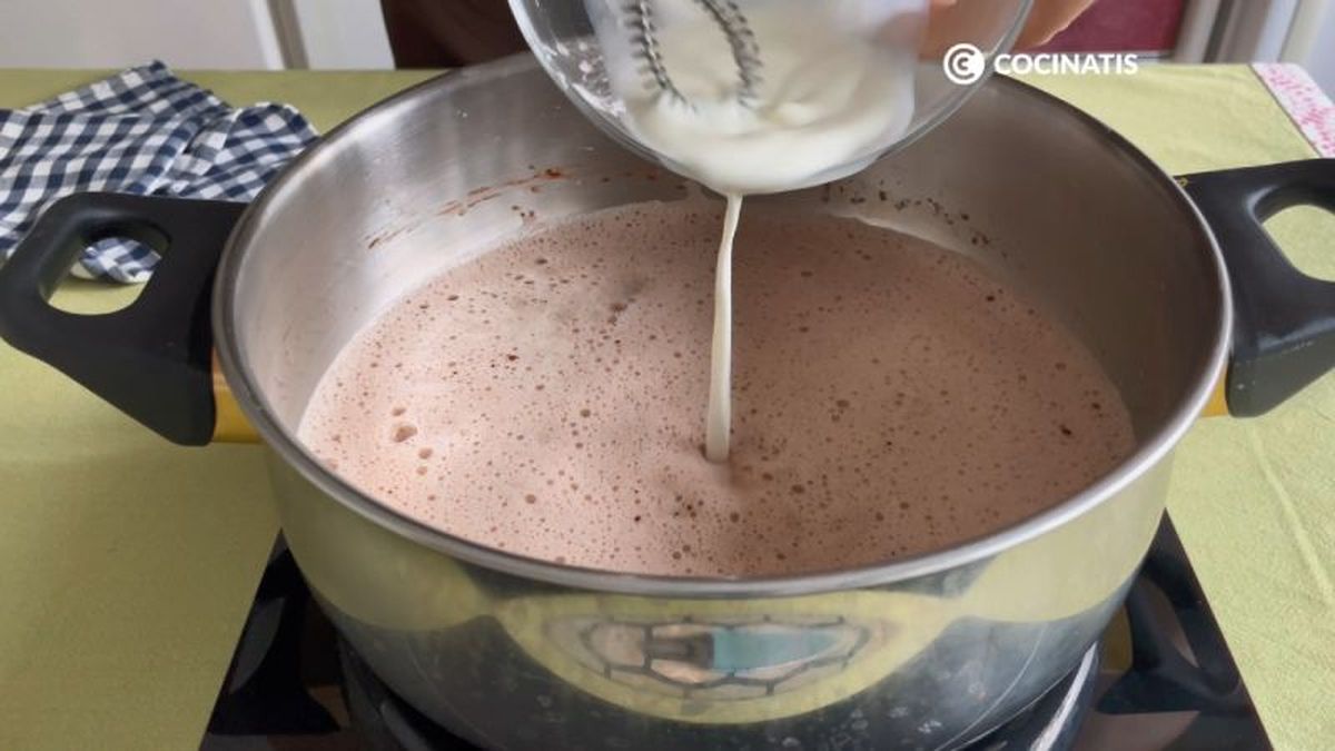 Preparamos la crema de chocolate