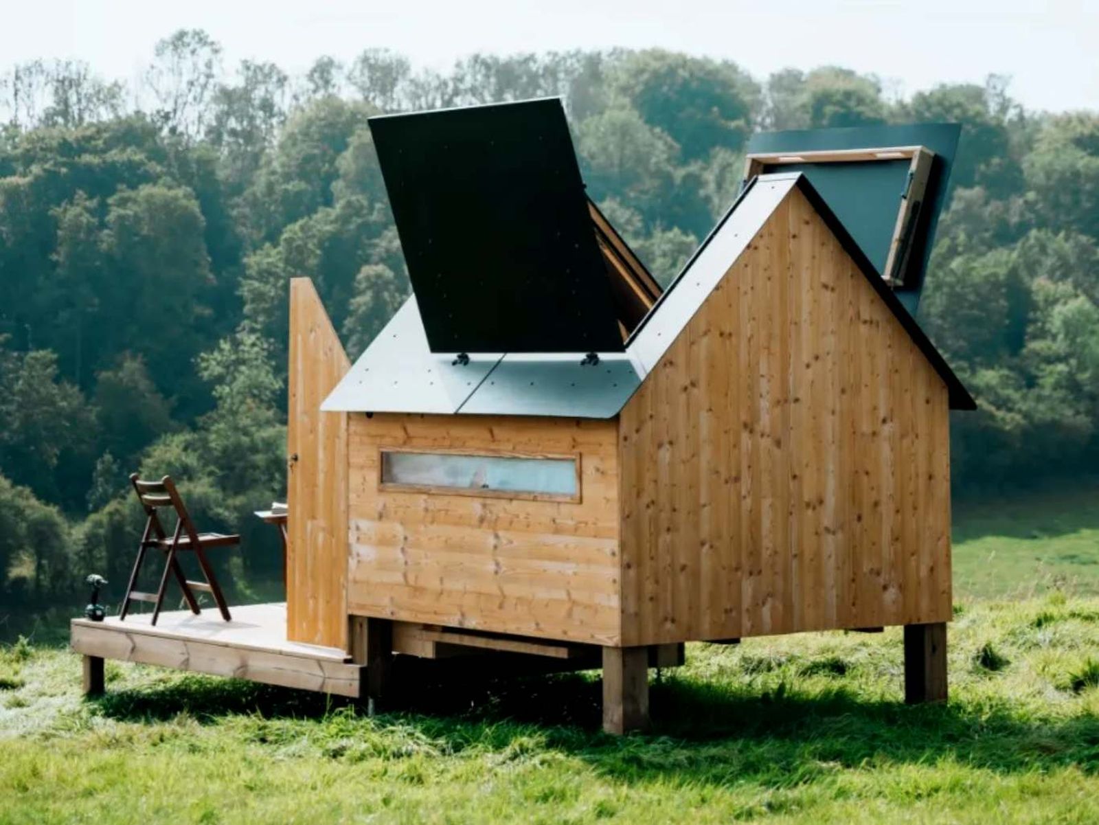 La cabaña Hut'Op en la naturaleza La cabaña Hut'Op en la naturaleza