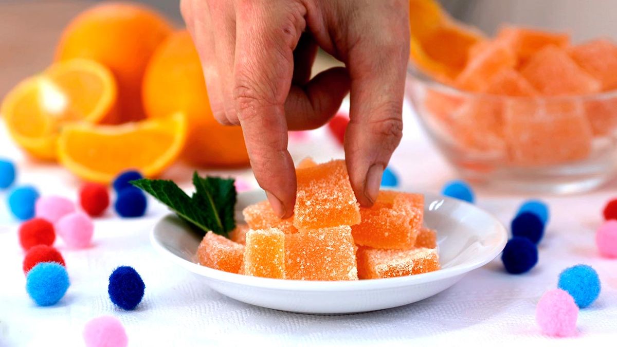 Receta de golosinas de naranja  paso 6