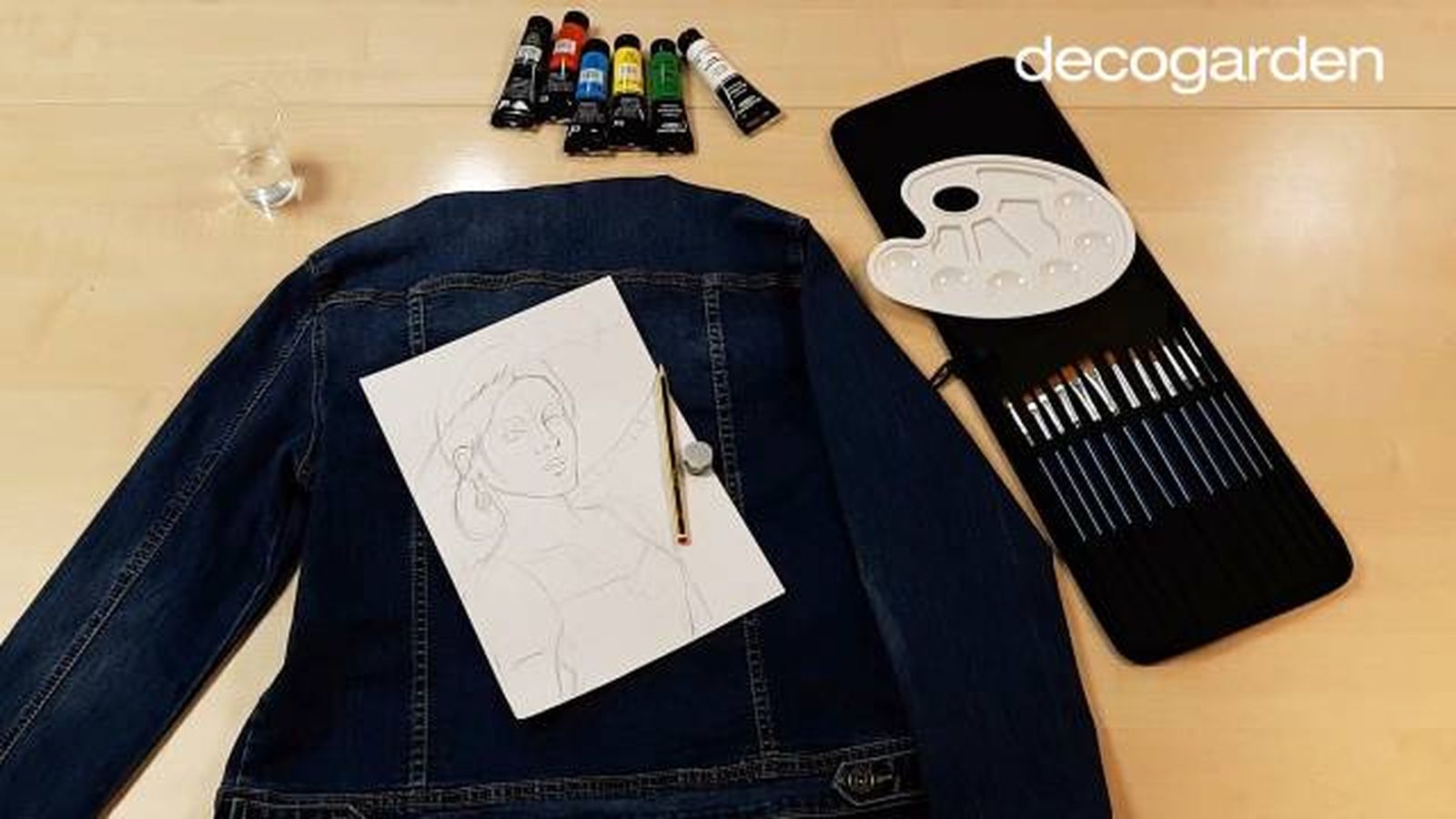 pintar la catrina chaqueta vaquera materiales pintar la catrina chaqueta vaquera materiales
