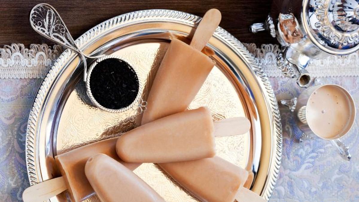 Polos de té negro dulce