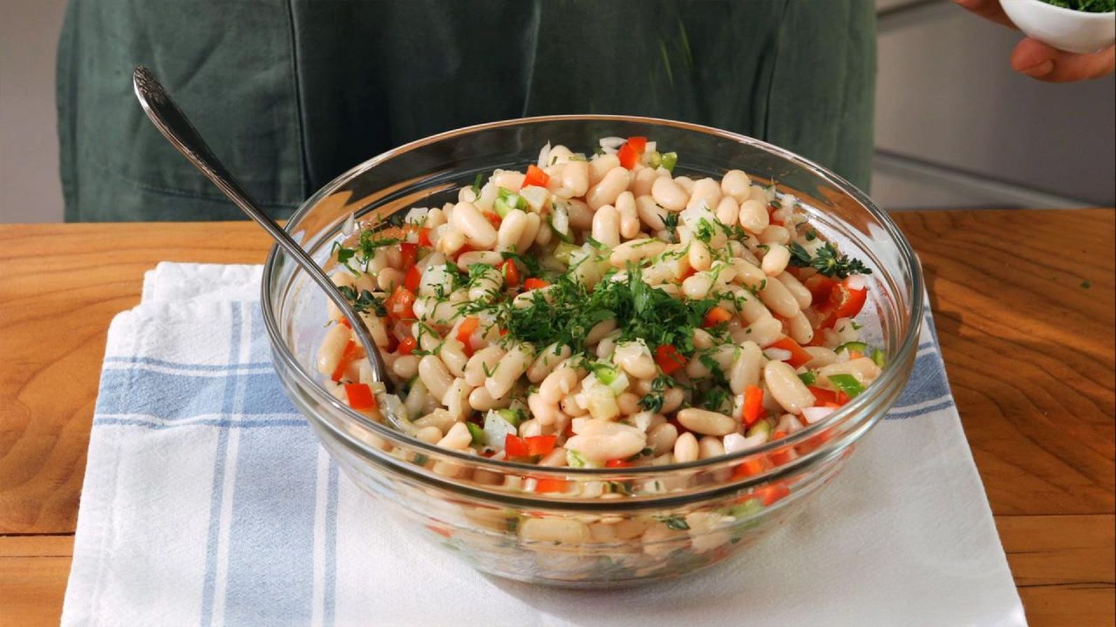 Empedrado de alubias y bacalao   Paso 6
