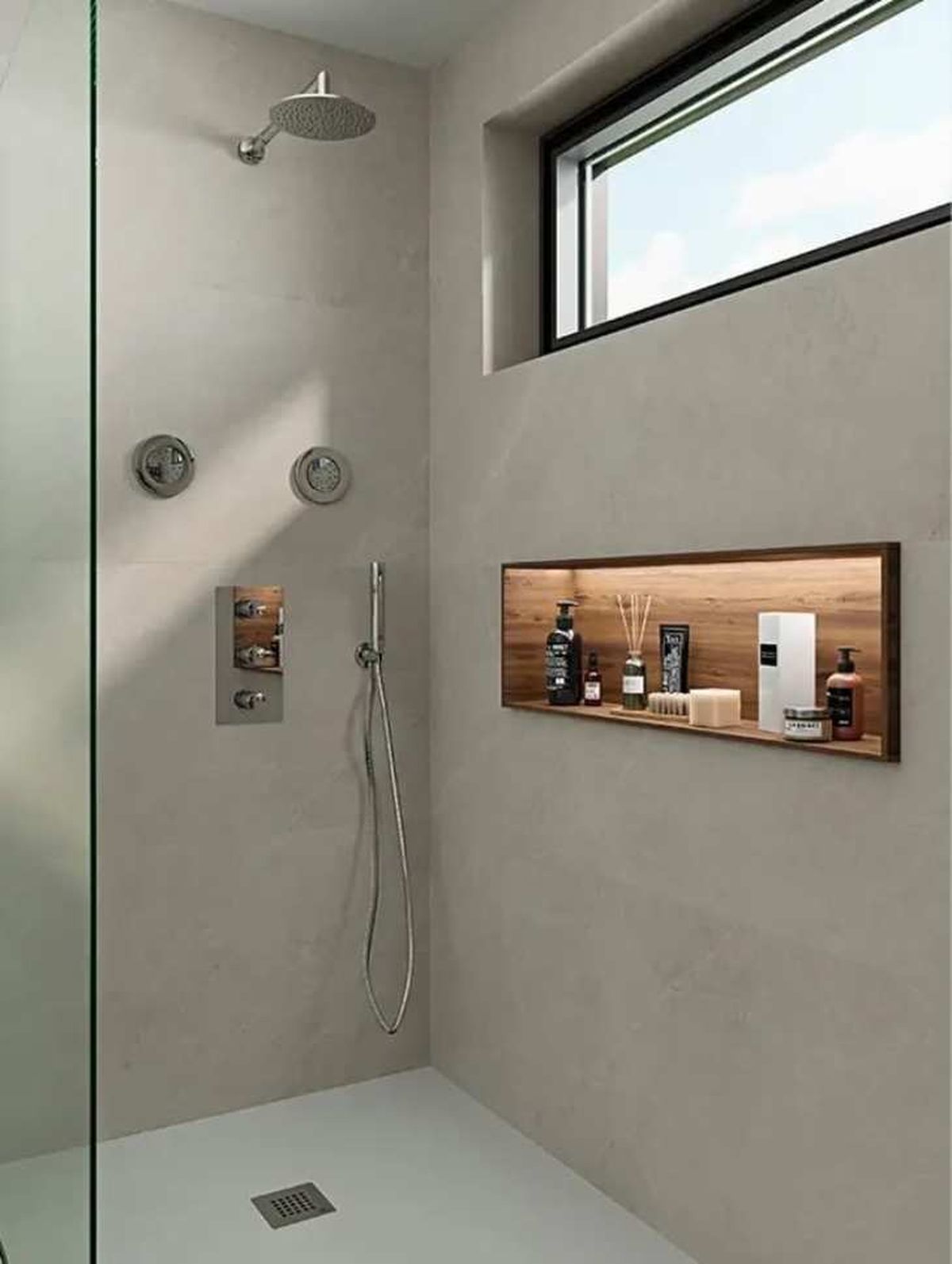 Hornacina en la ducha