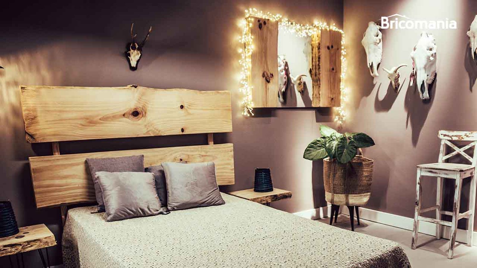 Como hacer un cabecero y un espejo de madera para el dormitorio Como hacer un cabecero y un espejo de madera para el dormitorio