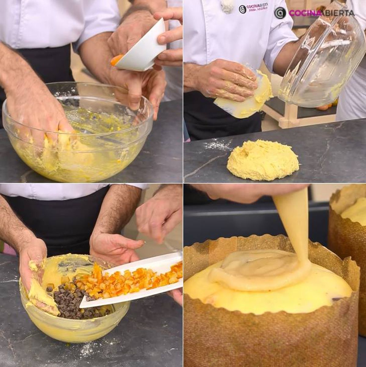 panettone joseba arguinano pasos