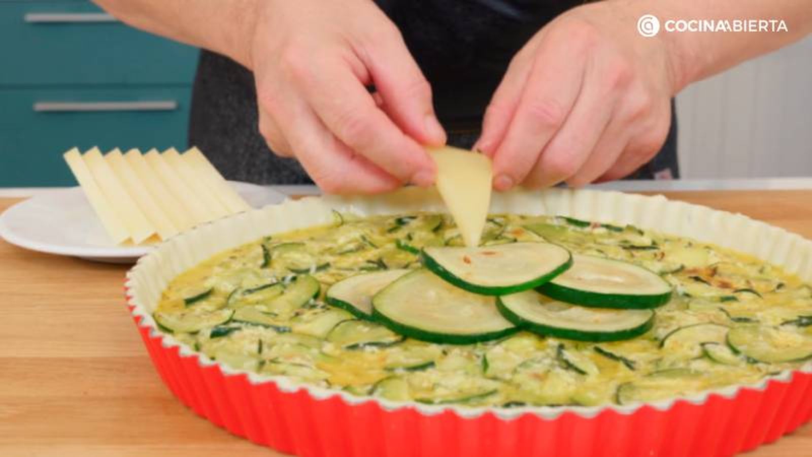 quiche de calabacin y queso receta paso5 quiche de calabacin y queso receta paso5