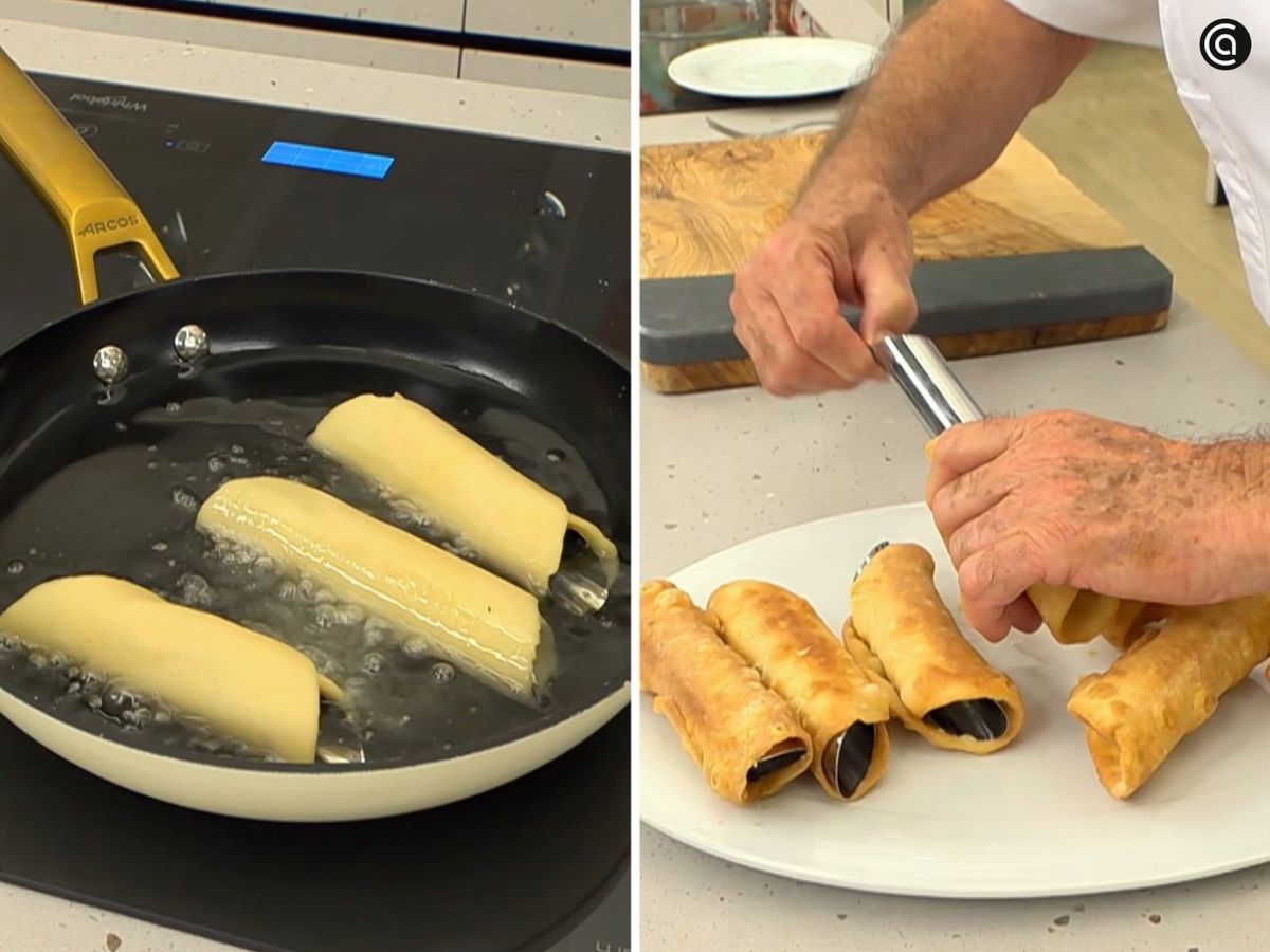 Cocina los canutillos en abundante aceite