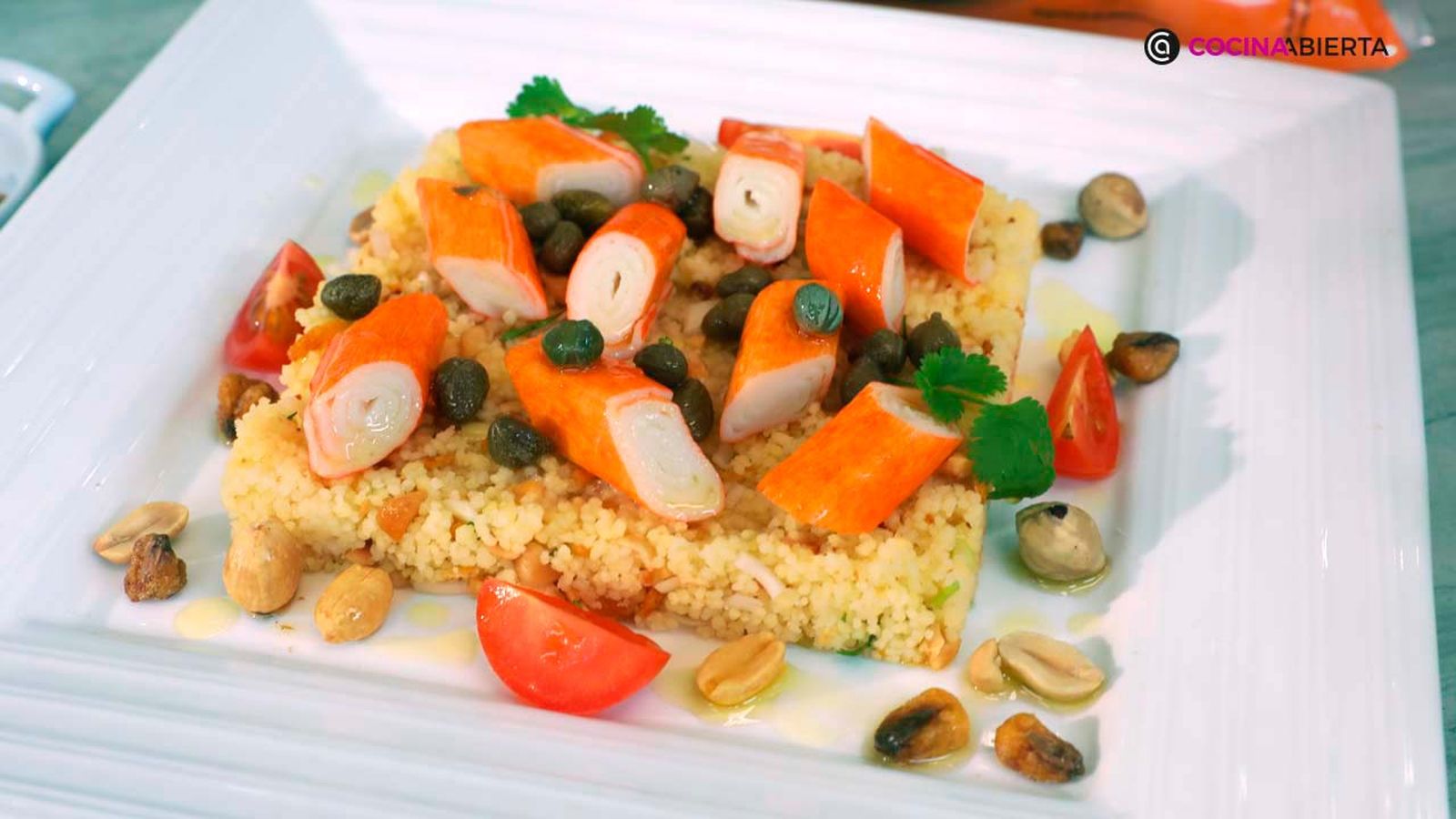 03 receta ensalada de cous cous con palitos de surimi 2 03 receta ensalada de cous cous con palitos de surimi 2