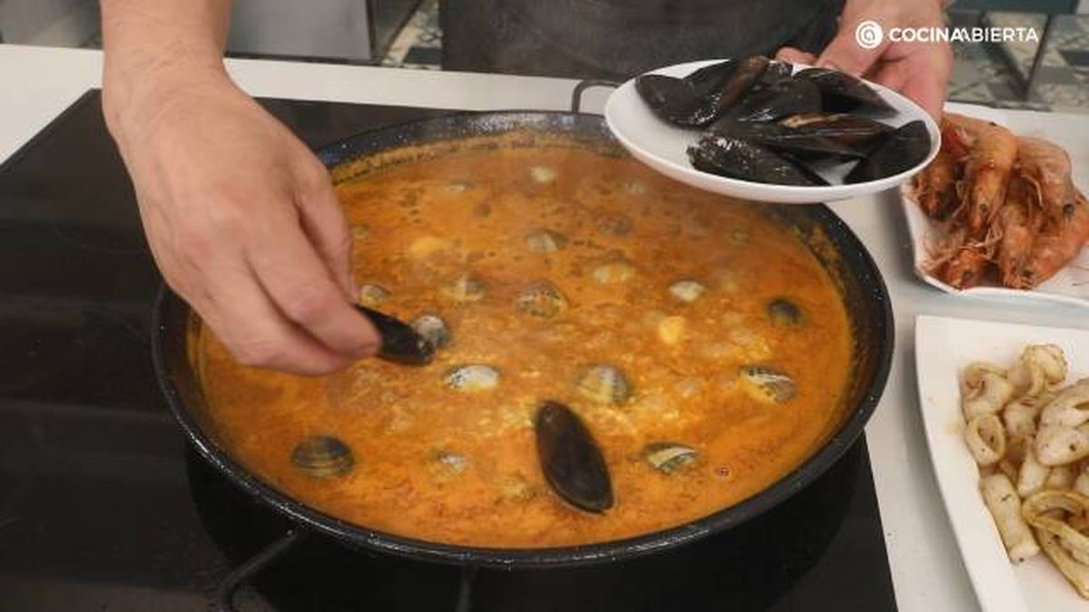 GallinaBlanca Paella marisco facil paso 6