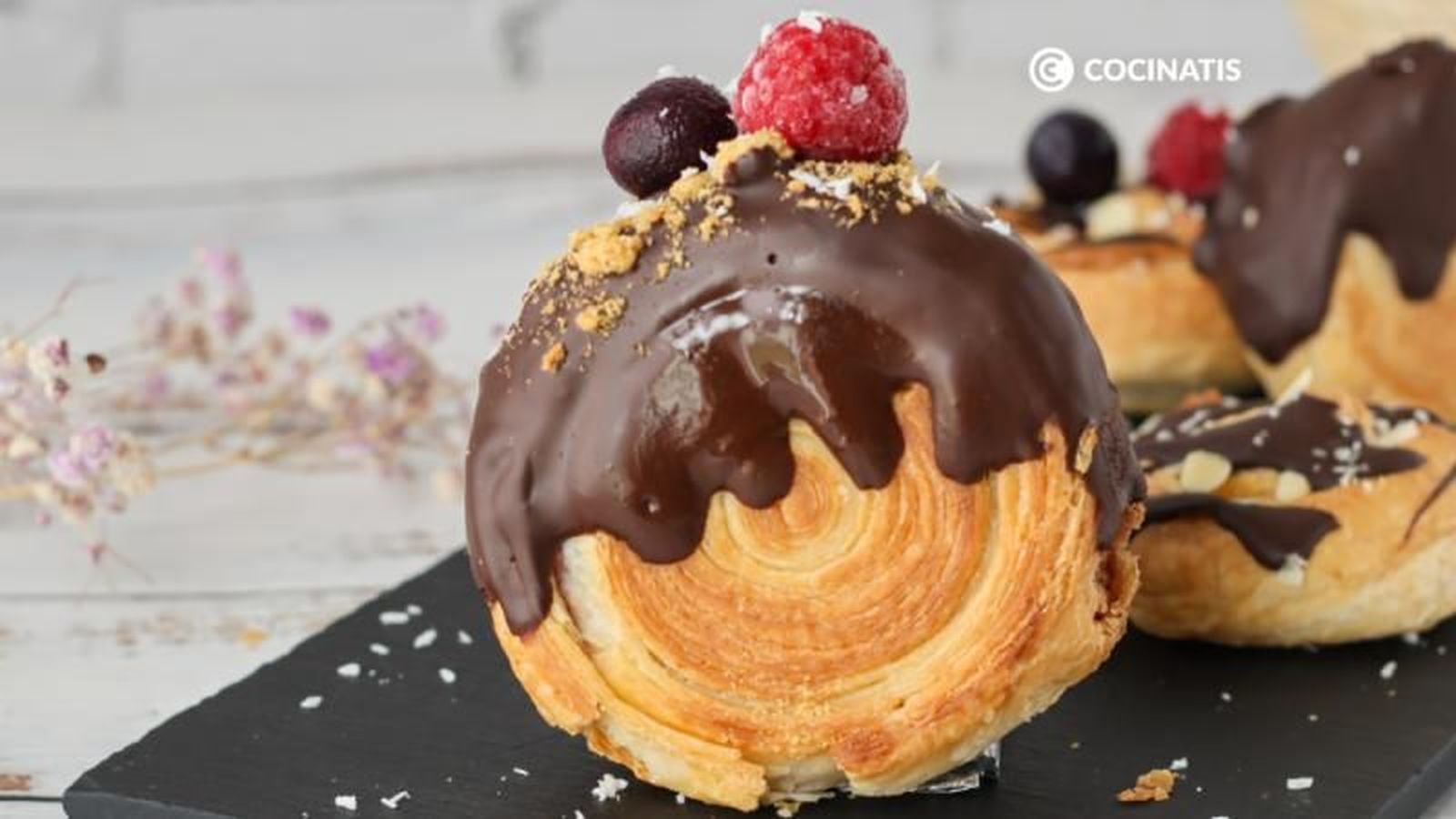 New York Rolls con chocolate