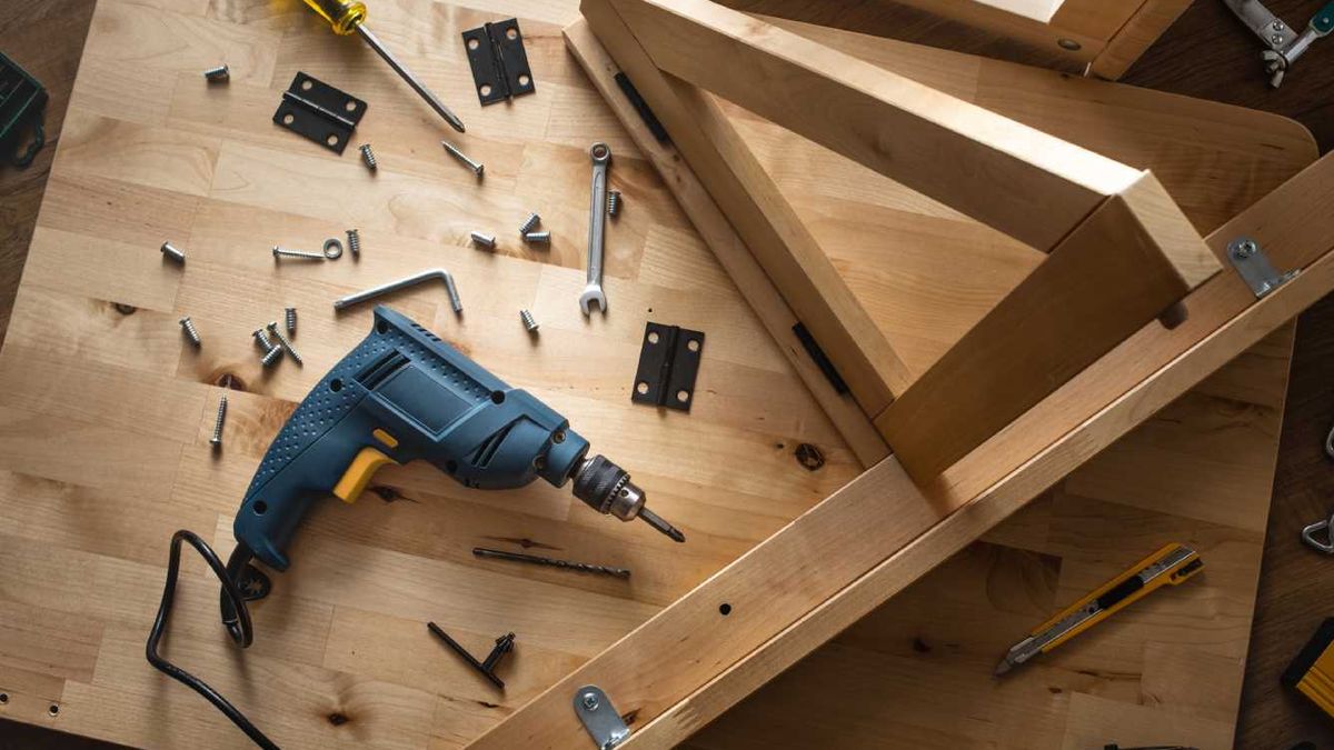 Clasifica tus herramientas y materiales.