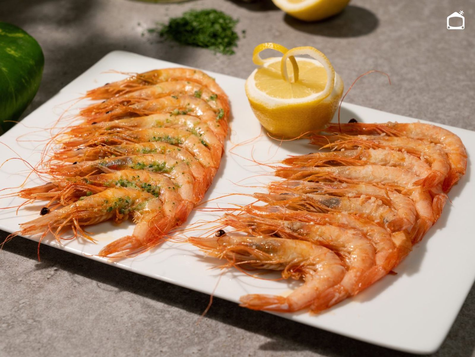 Gambas a la plancha, receta de Joseba Arguiñano