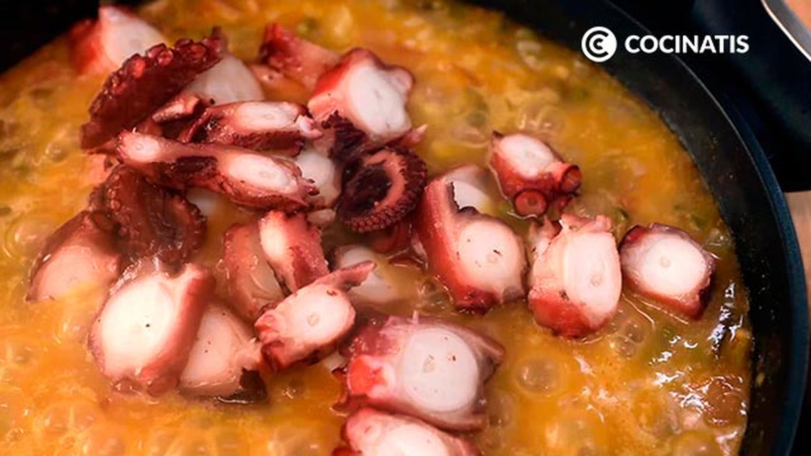 Receta de arroz meloso con pulpo paso 5 Receta de arroz meloso con pulpo paso 5