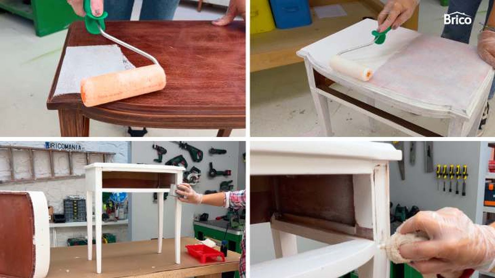 Bricomania 64 como pintar un mueble oscuro en blanco envejecido 2 Bricomania 64 como pintar un mueble oscuro en blanco envejecido 2